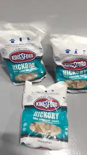 Lot of 3 KINGSFORD HICKORY BBQ SMOKING CHIPS