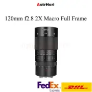 AstrHori 120mm F2.8 Macro 2X Manual Prime Lens for E/RF/Z/L/EF Mount Cameras