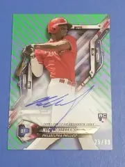 Nick Williams - 2018 Topps High Tek Green Refractor Autograph #29/99