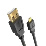 10FT Black USB to Micro USB Cable High Speed Data Transfer and Charging