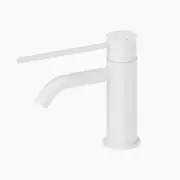 Nero Mecca Care Basin Mixer Matte White NR221901DMW