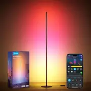 Govee RGBIC Floor Lamp, LED Corner Lamp Works with Alexa, 1000 Lumen Smart Moder