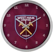 West Ham United FC Geo Metal Wall Clock