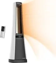 Oscillating Bladeless Ceramic Tower Space Heater for Home with Enhanced Safety,