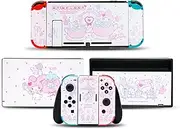 Kuitmor Skin Stickers Compatible with Switch,Anime Vinyl Decal,Switch Full Wrap Protective Skin Game Console Film Sticker - MLD Strawberry