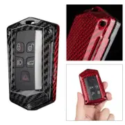 Carbon Fiber Key Fob Case Cover Shell Fits Land Rover Range Rover XF Jaguar XE