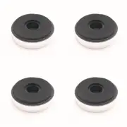 4pcs 40mm Amplifier Speaker HiFi Audio Equipment Isolation Feet mats Pad(Sliver)