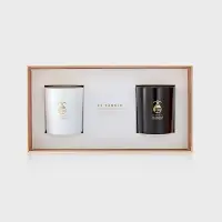 在飛比找蝦皮購物優惠-韓國2S.candle香氛蠟燭 盒裝（黑白各一100g）