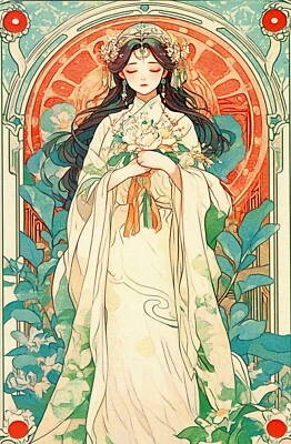 Here Comes the Bride (Address Side Blank) --New POSTCARD