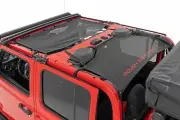 Rough Country Mesh Bikini Top Plus Black For Jeep Gladiator JT 4WD 20-25