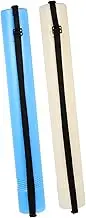 jojofuny 2Pcs Portable Extendable Drawings Storage Tubes with Shoulder Strap Durable Plastic Artworks Storage Case for Posters Plans and Documents