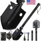 Military Folding Shovel Survival Multi Tools Tactical Spade Camping Tool Kit+Bag