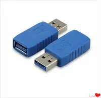 在飛比找樂天市場購物網優惠-直拍USB3.0公對母高速轉接頭 電腦USB3.0公母頭 3