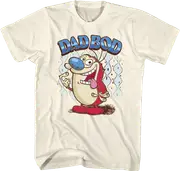 Dad Bod Ren and Stimpy T-Shirt