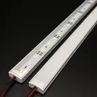 5pcs*50cm DC 12V 24V SMD 5730 LED Hard Rigid Strip Bar Light Aluminium Shell
