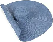 [Artist Unknown] NA 25CM Wide Brim Straw hat Ladies Beach hat Oversized Fashion Ladies Summer Anti-Ultraviolet Foldable Sun hat Sun hat