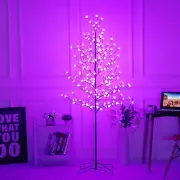 Snokip 6Ft 208 LED Lighted Cherry Blossom Tree for Christmas Indoor Outdoor H...