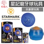 毛家人-美國STARMARK 星記 EVERLASTING BENTO BALL 藍色磨牙果凍球狗抗憂鬱玩具,狗益智玩具