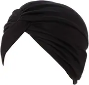 [Fxhixiy] Women's Cotton Twist Sleep Turban Hat Cancer Chemo Beanies Cap Wrap Pleated Headwear