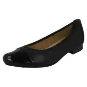 Ladies Rieker Smart Ballerina Style Shoes - 51998