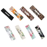 New Deft Bun Knotted Wire Hair Band Print Headband Twist Maker Hair Accessories