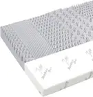 Memory Foam Mattress Topper King Size with Removable Cover, 8Cm Thickness, Graph