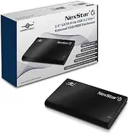 NexStar 6G, 2.5” SATA III to USB 3.2 Gen1 External SSD/HDD Enclosure, ID: Black