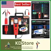 PowerScan 12-24V Automotive Circuit Tester with 20FT Cord & Built-in Flashlight