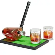 Golf Gifts for Men, Golf Club Whiskey Decanter with Golf Ball Shot Glasses, G...