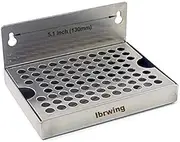 iBrewing Stainless steel Wall Mount drip tray kegerator home brew bar pub