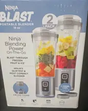 Ninja Blast Portable Blender 18 Oz 2 Pack NEW SEALED
