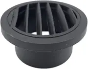 ZFGVGNMTYA 75mm Car Parking Heater Duct Air Vent Outlet Diesel Flat Connector Black Fit for Webasto Fit for Eberspaecher Heater Components