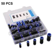 Simplified Installation with 50pcs Straight Push Connector Package Available
