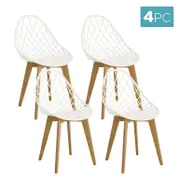 Jonah Beech Wood Dining Chair(Set of 4)