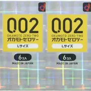 Okamoto Zero Two 0.02mm Condoms Large 2Pack Set 6Pieces/1Box Made in Japan