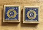 L'OCCITANE Verveine Verbena Soap 100g - 20% Shea Butter 3.5oz Lot of 2 ~ NEW