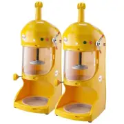 NNEAGS 2X 300W Ice Shaver Crusher Machine Automatic Snow Cone Maker