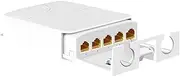 Snblzhef New 4-Port IP55 Outdoor Waterproof POE Repeater 1000Mbps 1 to 4 Network Switch PoE Extender for IP Cameras 1000M