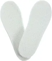 Minkissy 2 Pairs Height Increase Insoles Warm Wool Inserts for Shoes Comfortable Taller Pads Size l (1.5cm)
