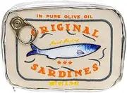 Travel Pouch - Makeup Bag, Toiletry Travel Pouch | Funny Canned Sardine Design Small Makeup Bag Aesthetic Storage Pouch Capacity Cute Sardine Can Shape Storage Bag for Skincare, Eye Shadow, Shampoo