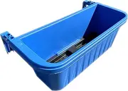 Apollo Exports International 20" Adjustable Railing Planter, Blue