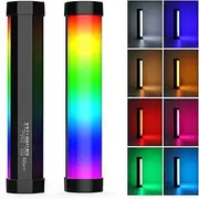 LUXCEO V8 LED Video Light RGB Mini LED Light, Portable Light Bar for Photography, Tiktok YouTube Video Recording Studio, CRI 95+, 2000 mAh, 3000/6000 K
