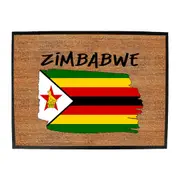 Zimbabwe Country Flag Nationality - Novelty Doormat