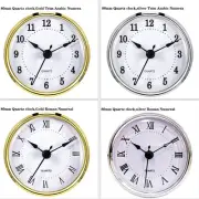 Precision Quartz Clock Insert Premium Silvery 80g Mechanism Replacement