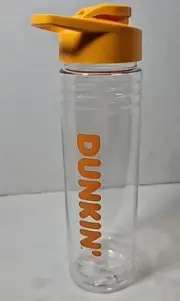 New Dunkin Donuts Hydration Bottle 28oz Clear-Made in USA