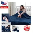 Full Size Electric Blanket 72x84 - 10 Heat Settings, Auto-Off & Cozy Flannel