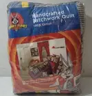 Rare Looney Tunes Twin Quilt Warner Bros. Bugs Taz Daffy Patchwork 1999 Vintage