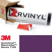 3M 7125 Scotchcal Purple 48 Vinyl Film Sign Craft Hobby Decal Sheet Roll
