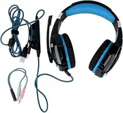 Game Headphone Led Light Soft Cushion Ear-pad Mm Adapter Long-Lasting Comfort for Gaming