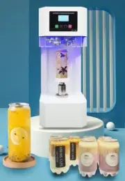 Milk Tea Beverage Pet Plastic Commercial Beer Food Can Sealer Caliber 39-126mm
